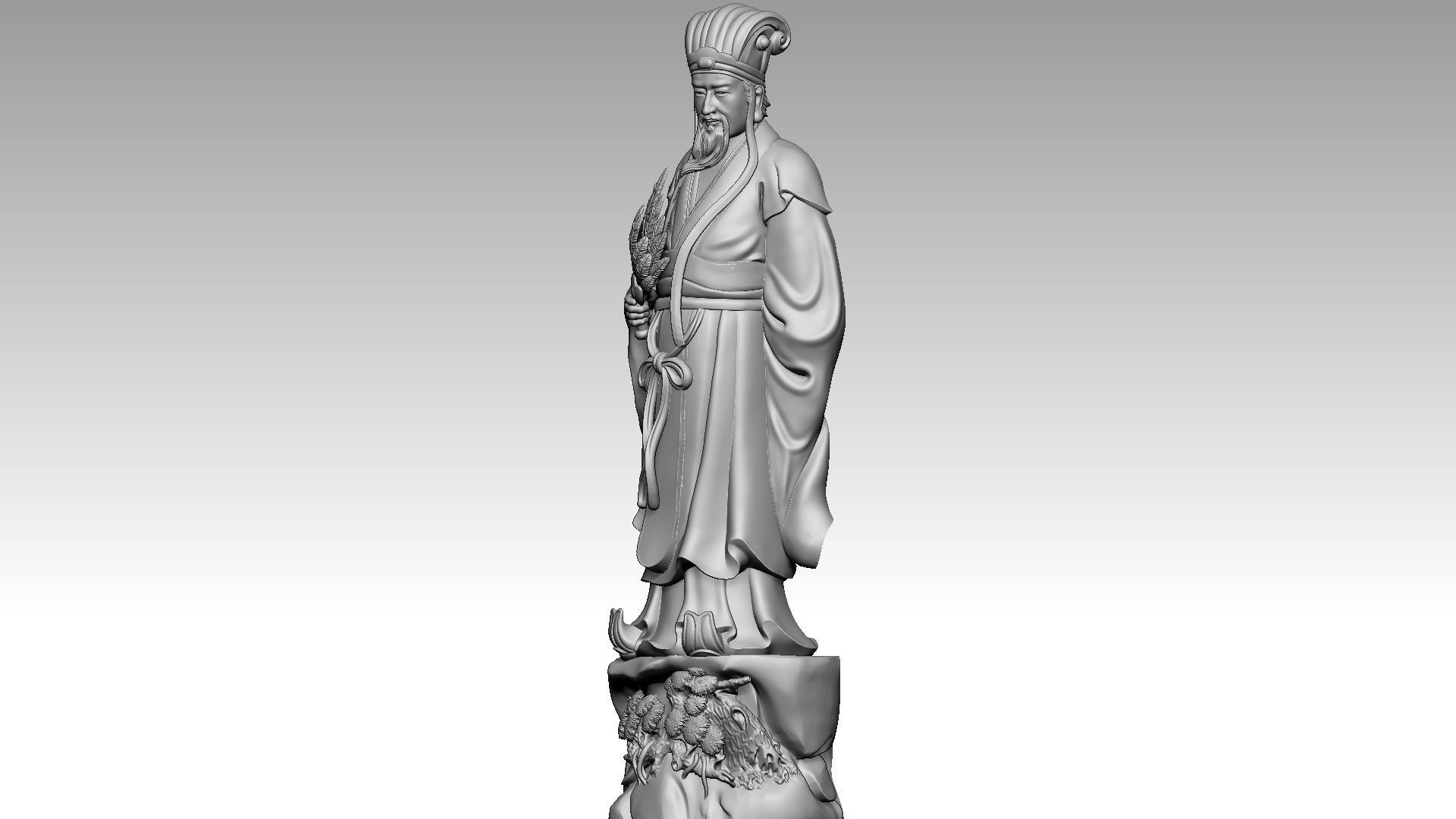  Kong Ming Zhuge Liang 3 3D print model_1