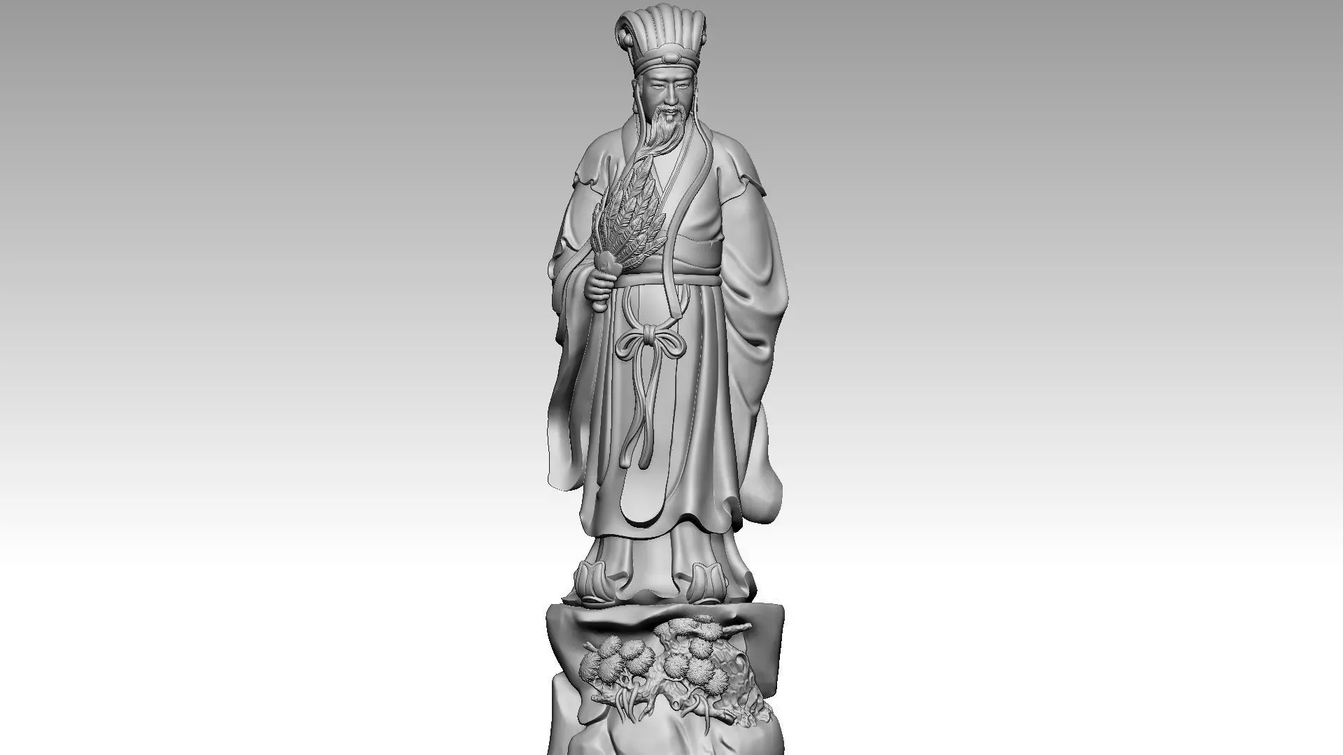  Kong Ming Zhuge Liang 3 3D print model_0