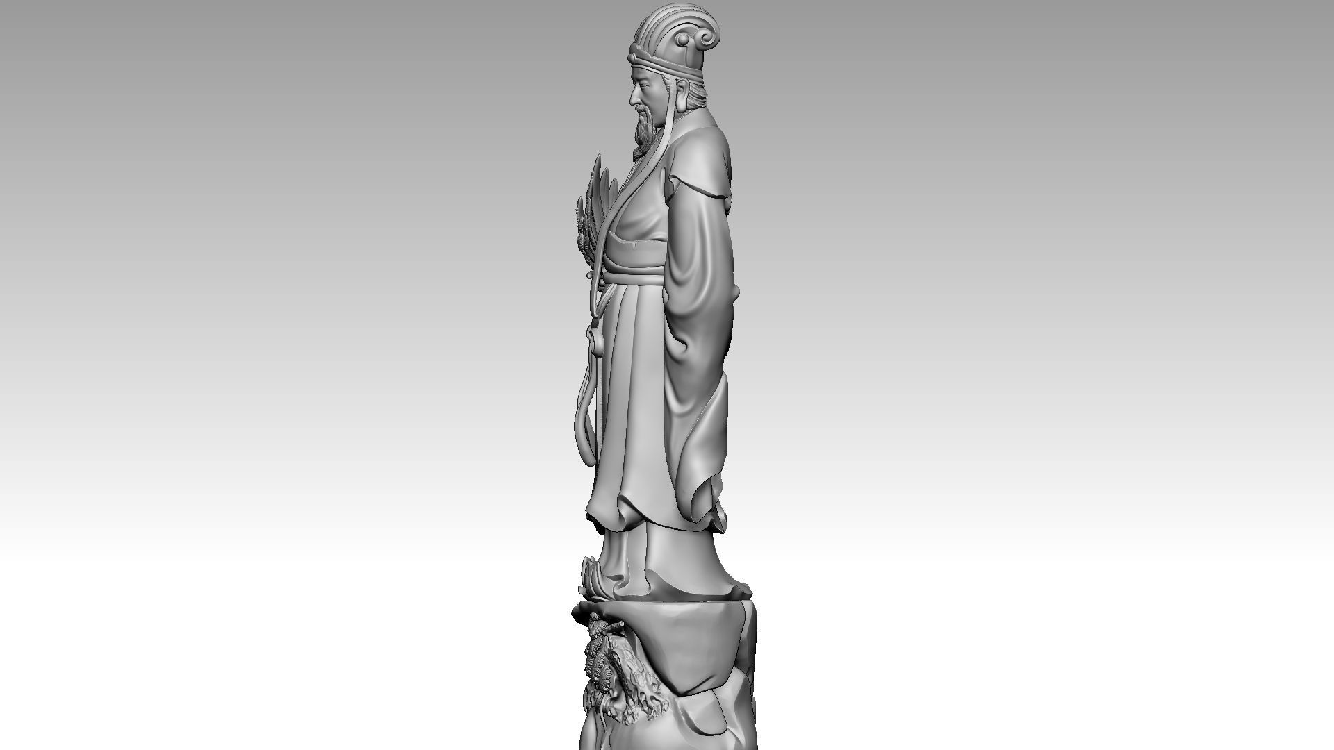  Kong Ming Zhuge Liang 3 3D print model_2