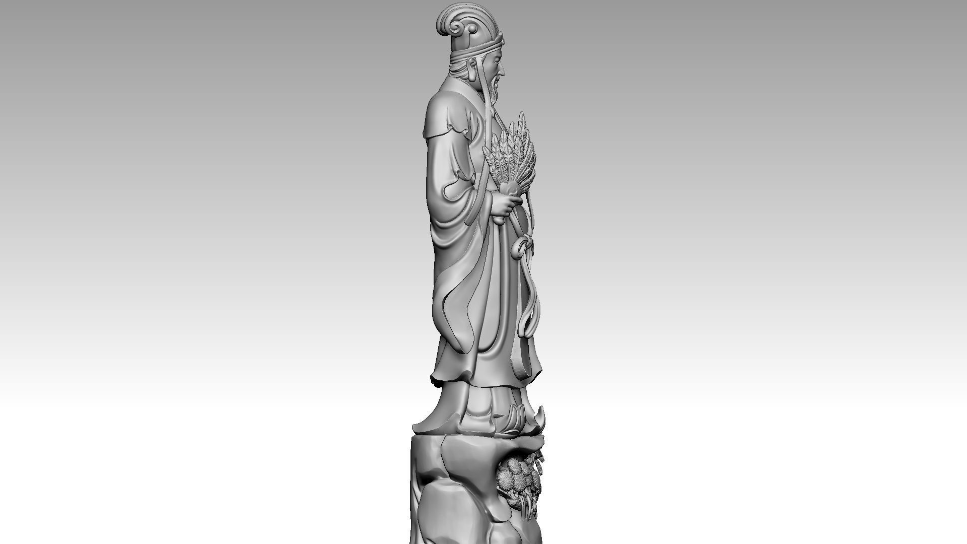  Kong Ming Zhuge Liang 3 3D print model_6