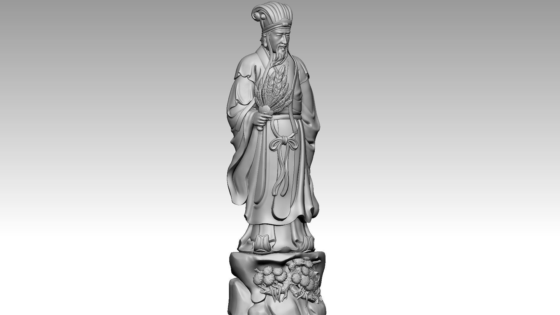  Kong Ming Zhuge Liang 3 3D print model_7