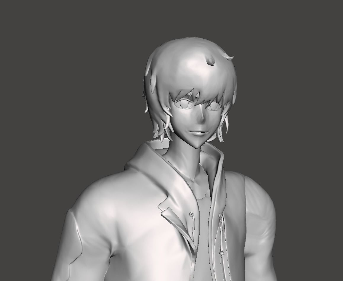 Sung Jin Woo E rank Hunter 3D Model 3D print model_1