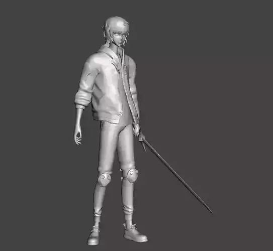 Sung Jin Woo E rank Hunter 3D Model