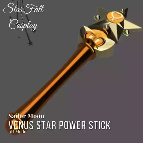 Venus Star Stick 3D Model Transformation Wand Sailor Scout