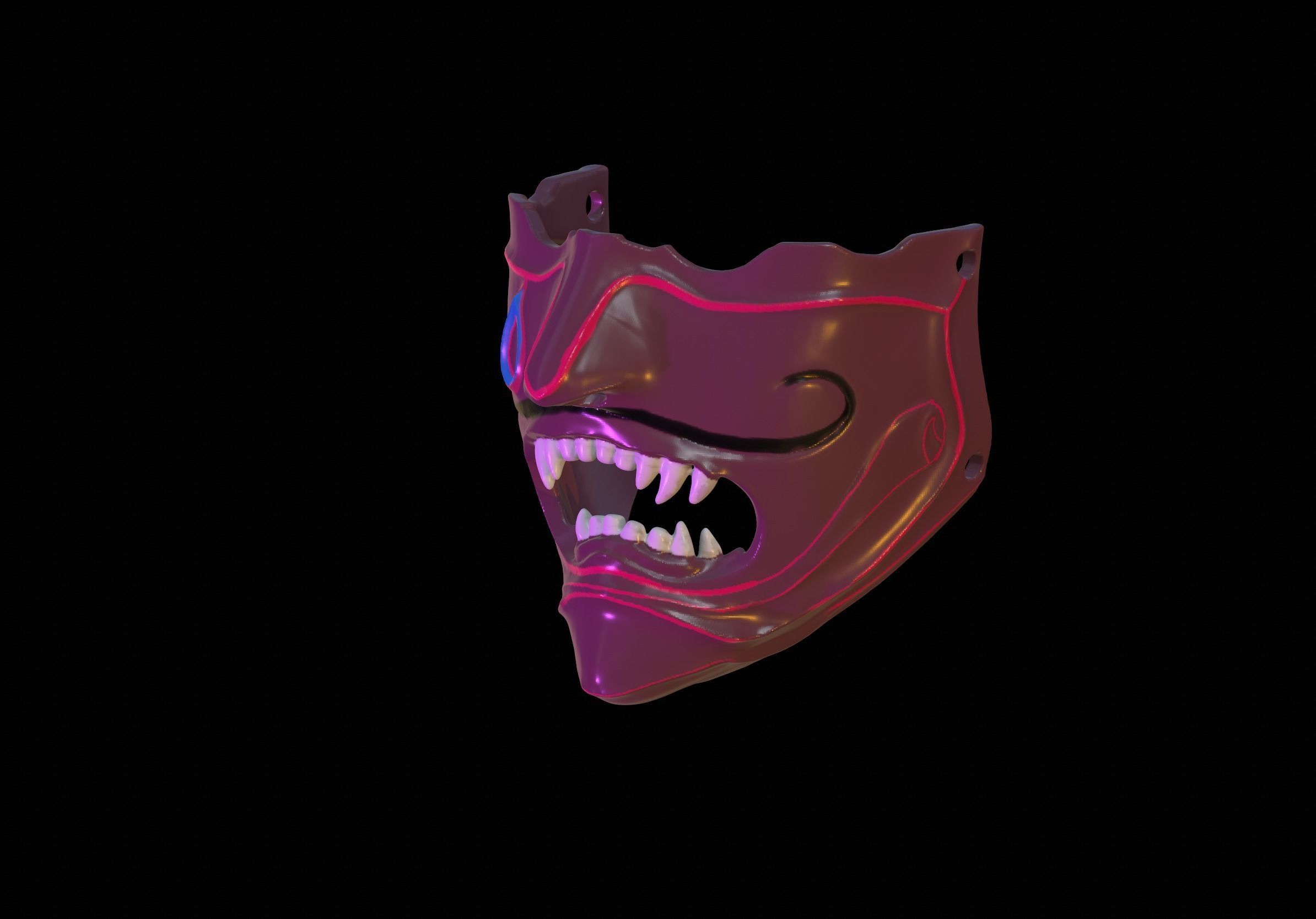 ONI Mask 3D print model_1