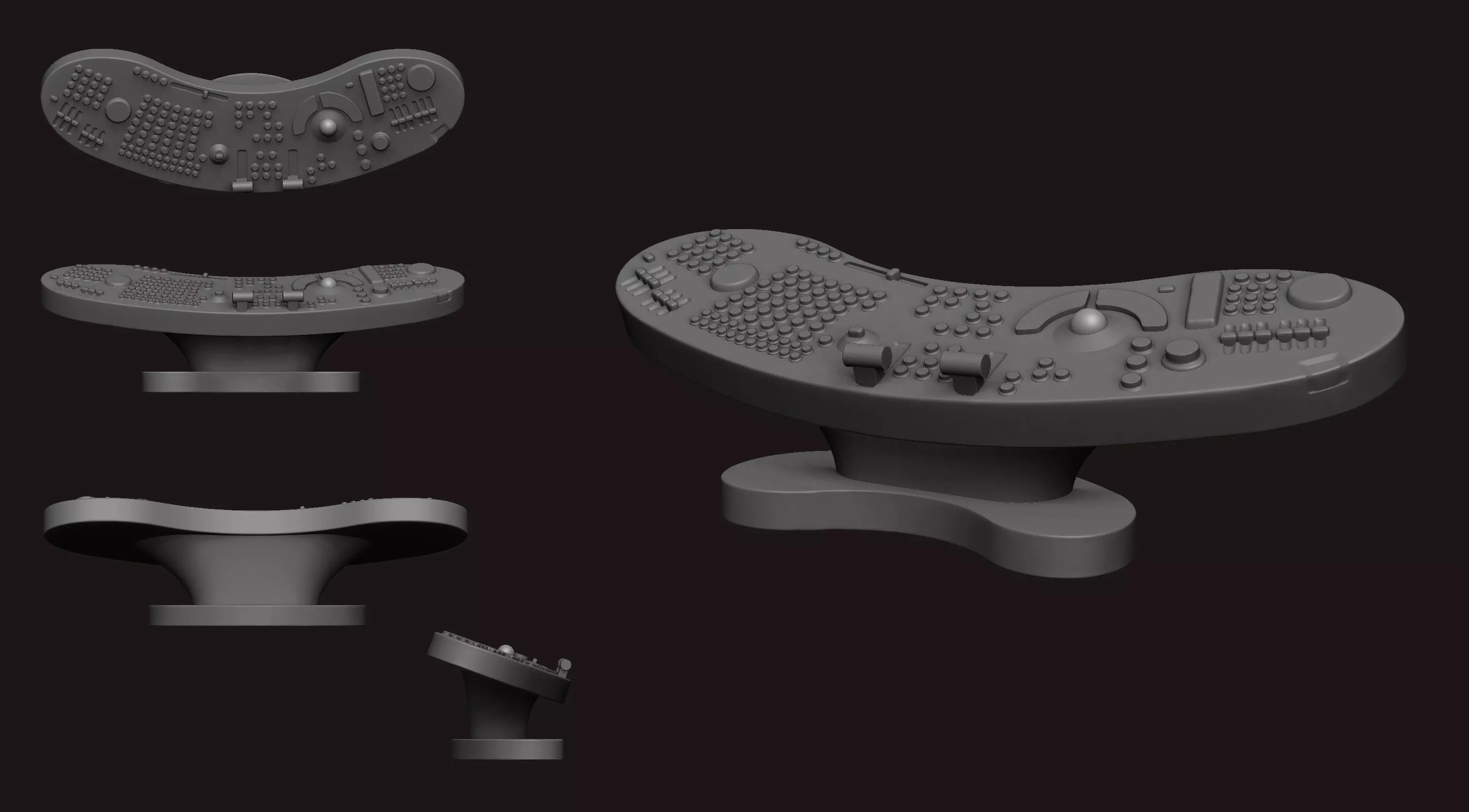 Insideout console 3D print model_0