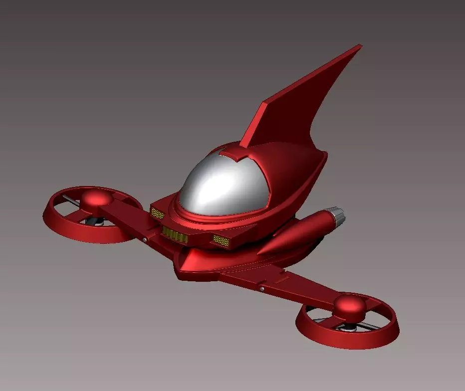 Hover Pilede 3D print model_0