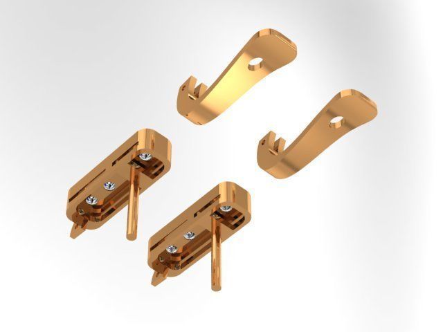 Diamond Earring 3D print model_1