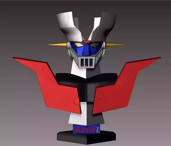 Mazinger  bust 3D print model
