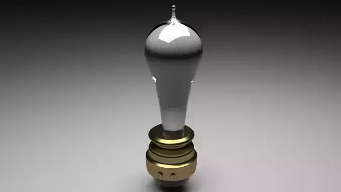 Thomas Edisons First Light Bulb 3D model