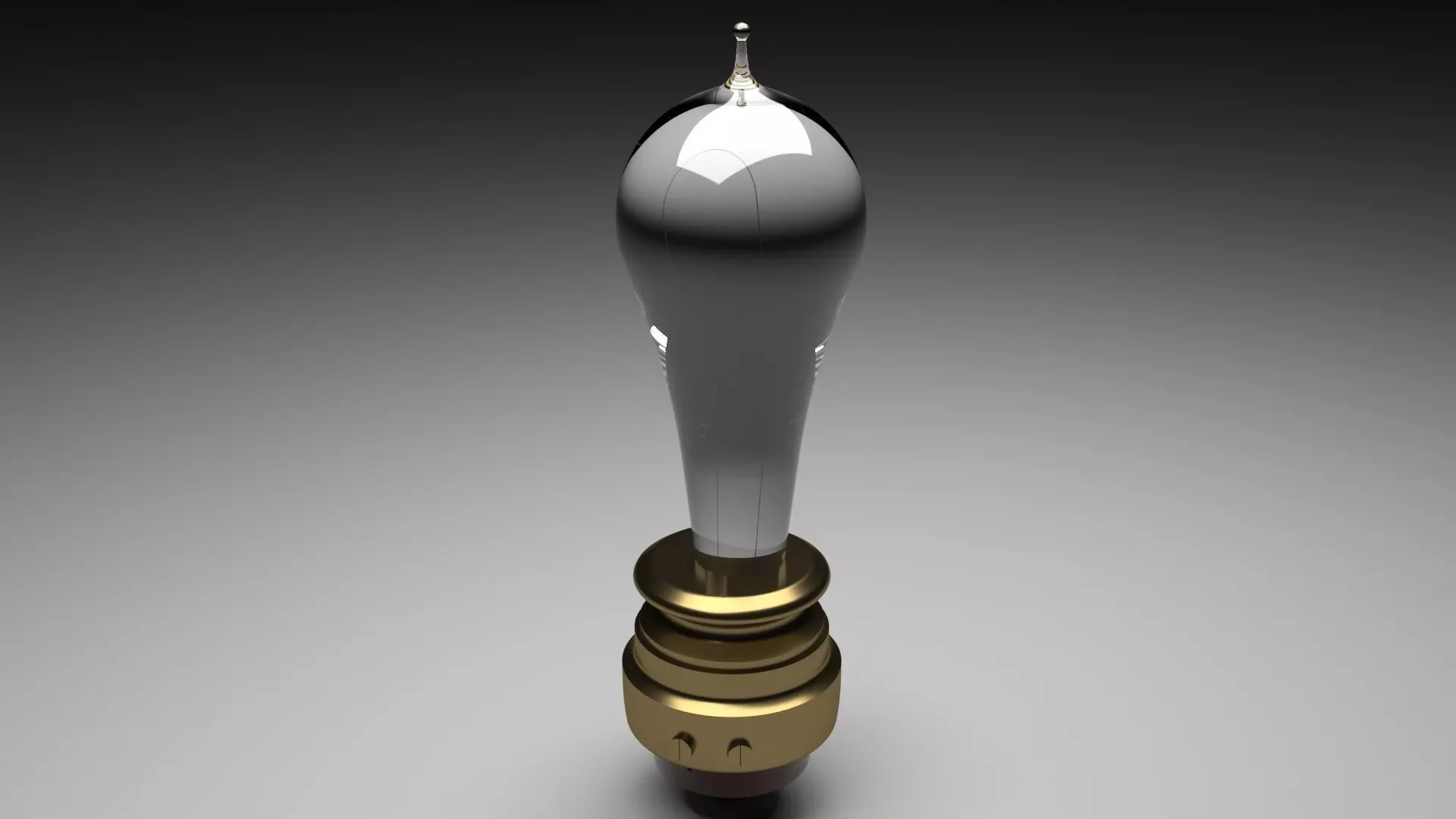 Thomas Edisons First Light Bulb 3D model_0
