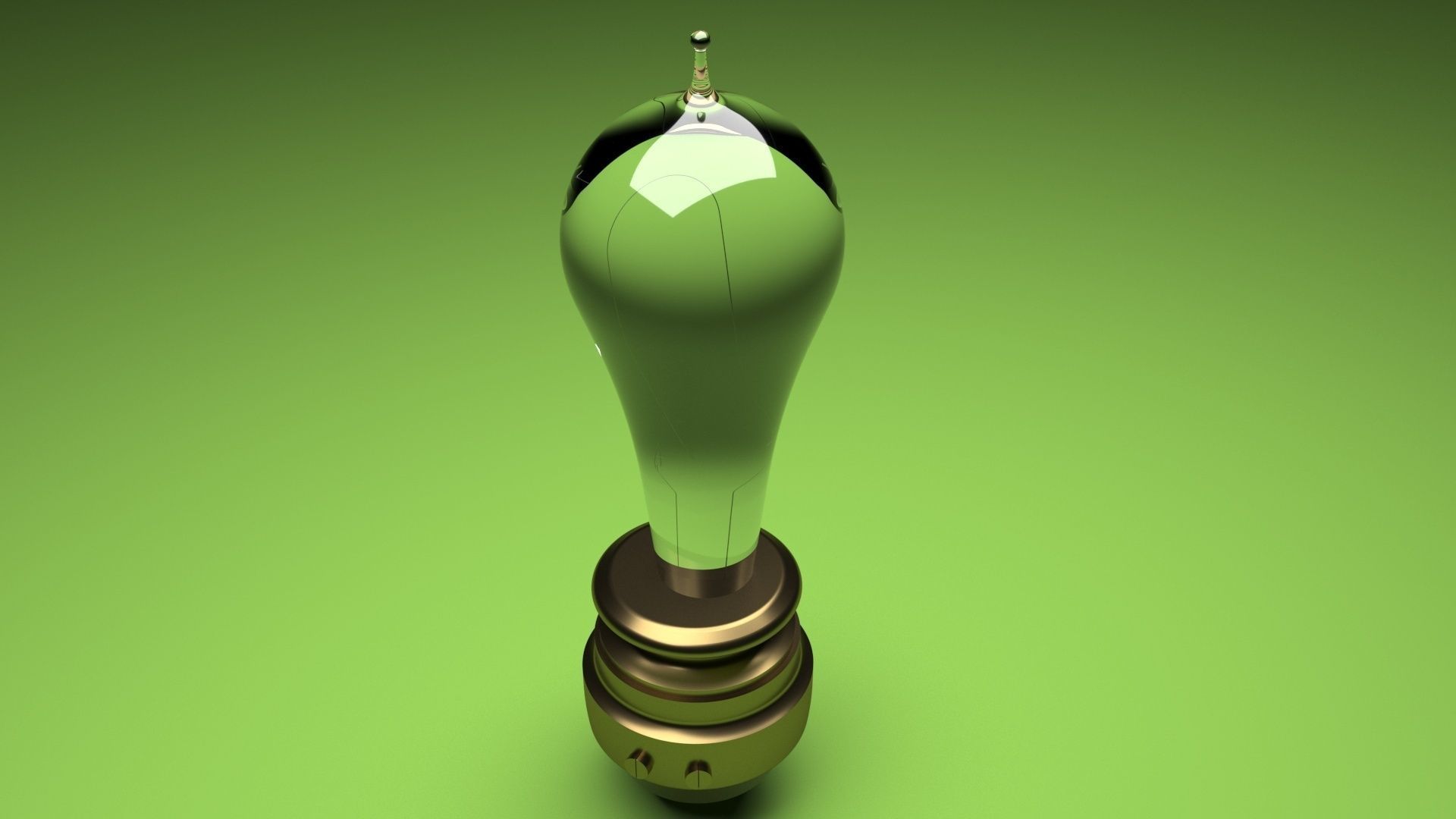 Thomas Edisons First Light Bulb 3D model_11