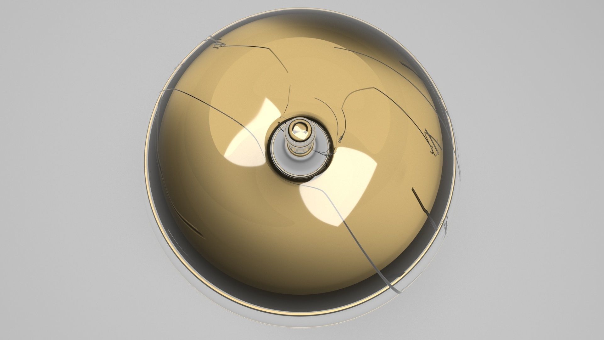 Thomas Edisons First Light Bulb 3D model_1