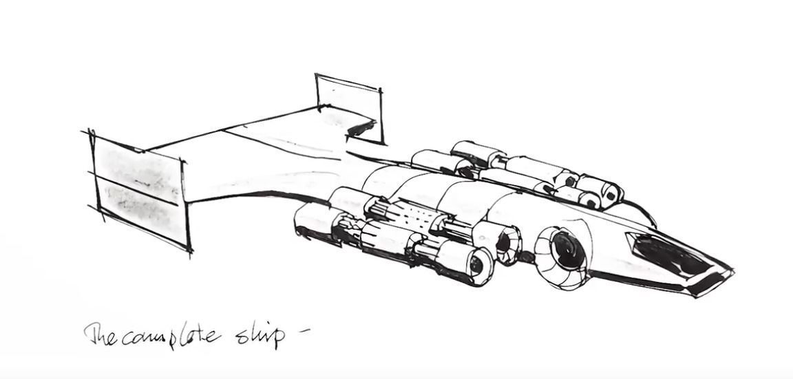 JB-75 Starclipper Wreck 1-18 scale Kenner Hasbro 3D print model_31