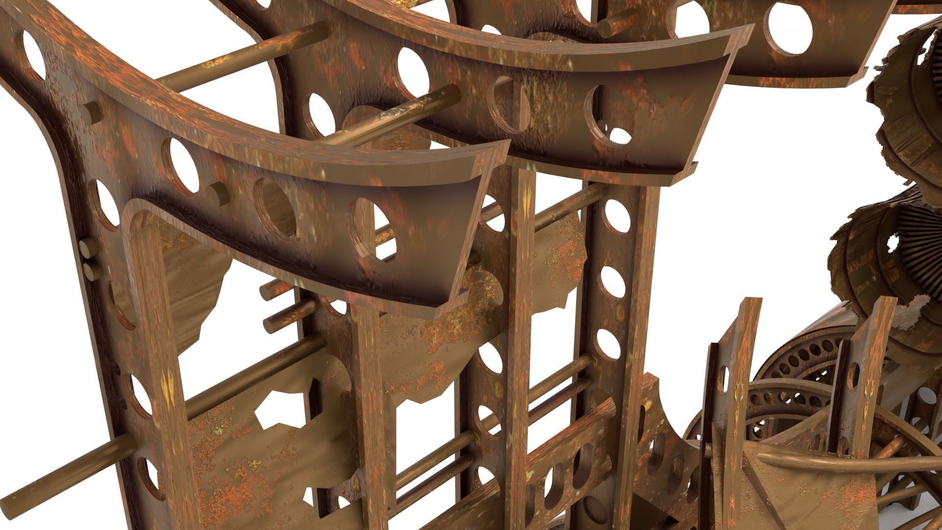 JB-75 Starclipper Wreck 1-18 scale Kenner Hasbro 3D print model_1