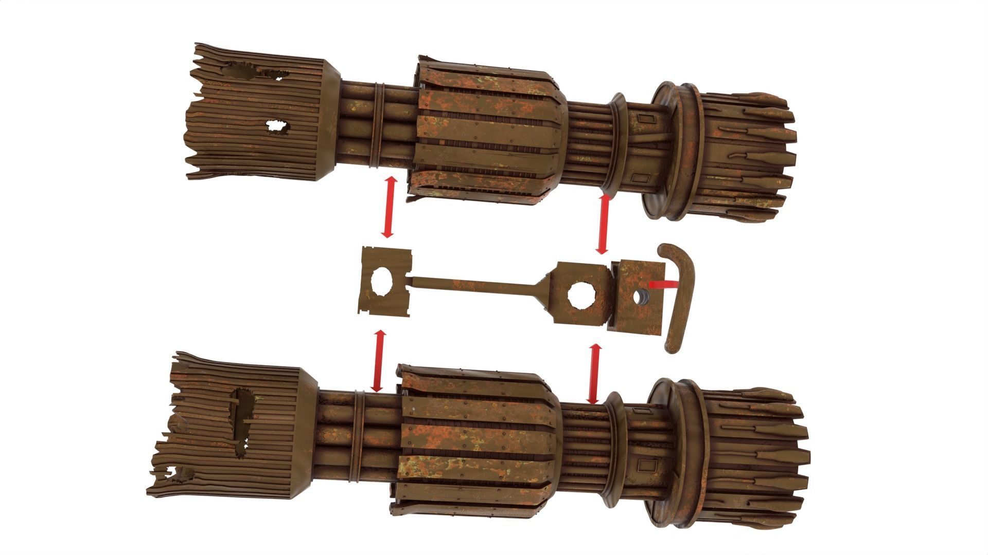 JB-75 Starclipper Wreck 1-18 scale Kenner Hasbro 3D print model_21