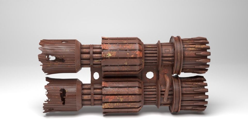 JB-75 Starclipper Wreck 1-18 scale Kenner Hasbro 3D print model_8