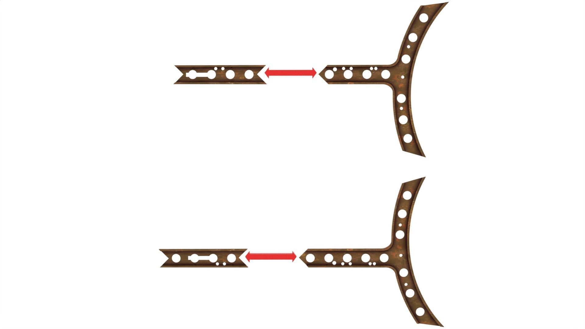 JB-75 Starclipper Wreck 1-18 scale Kenner Hasbro 3D print model_26