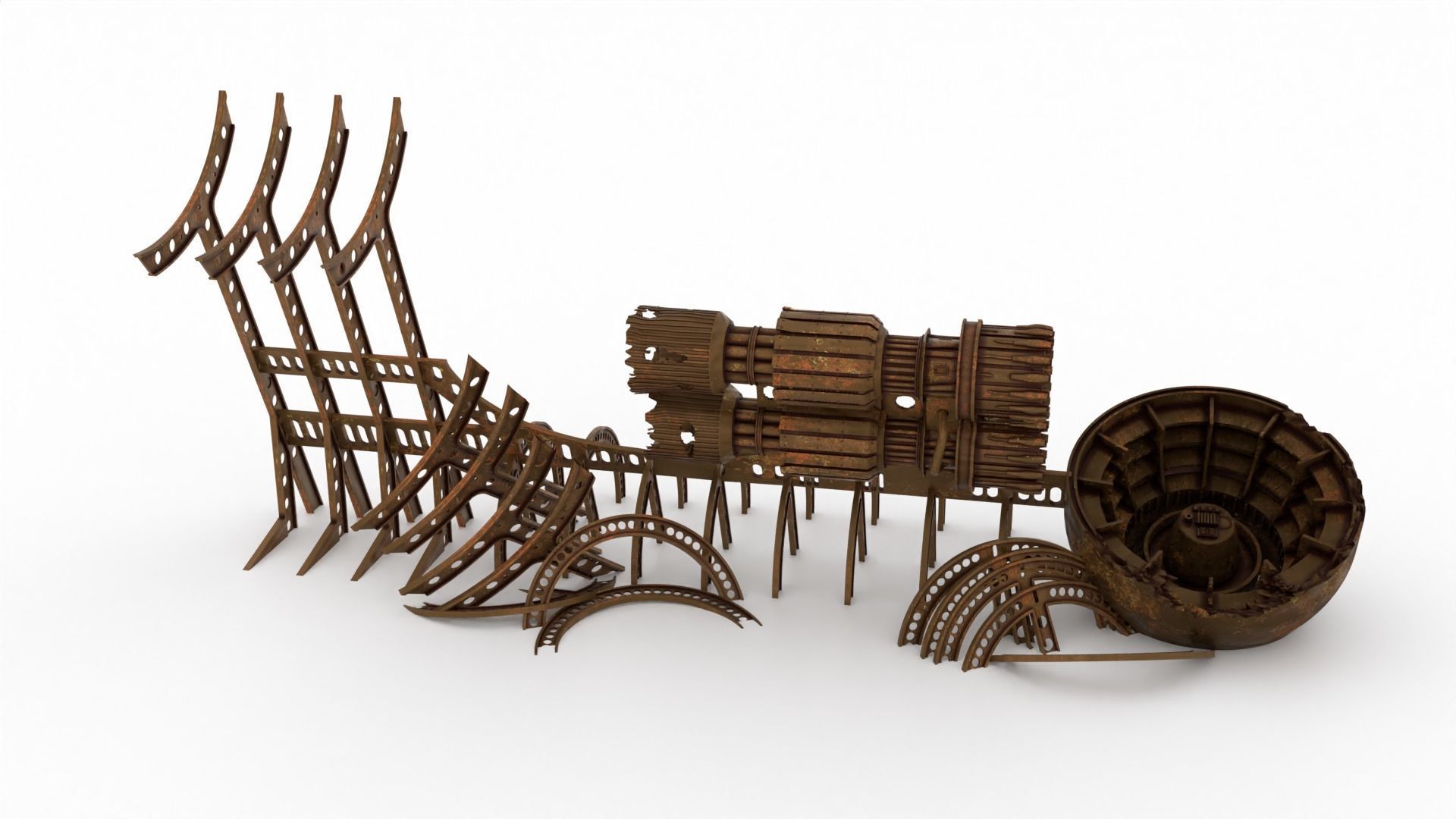 JB-75 Starclipper Wreck 1-18 scale Kenner Hasbro 3D print model_30