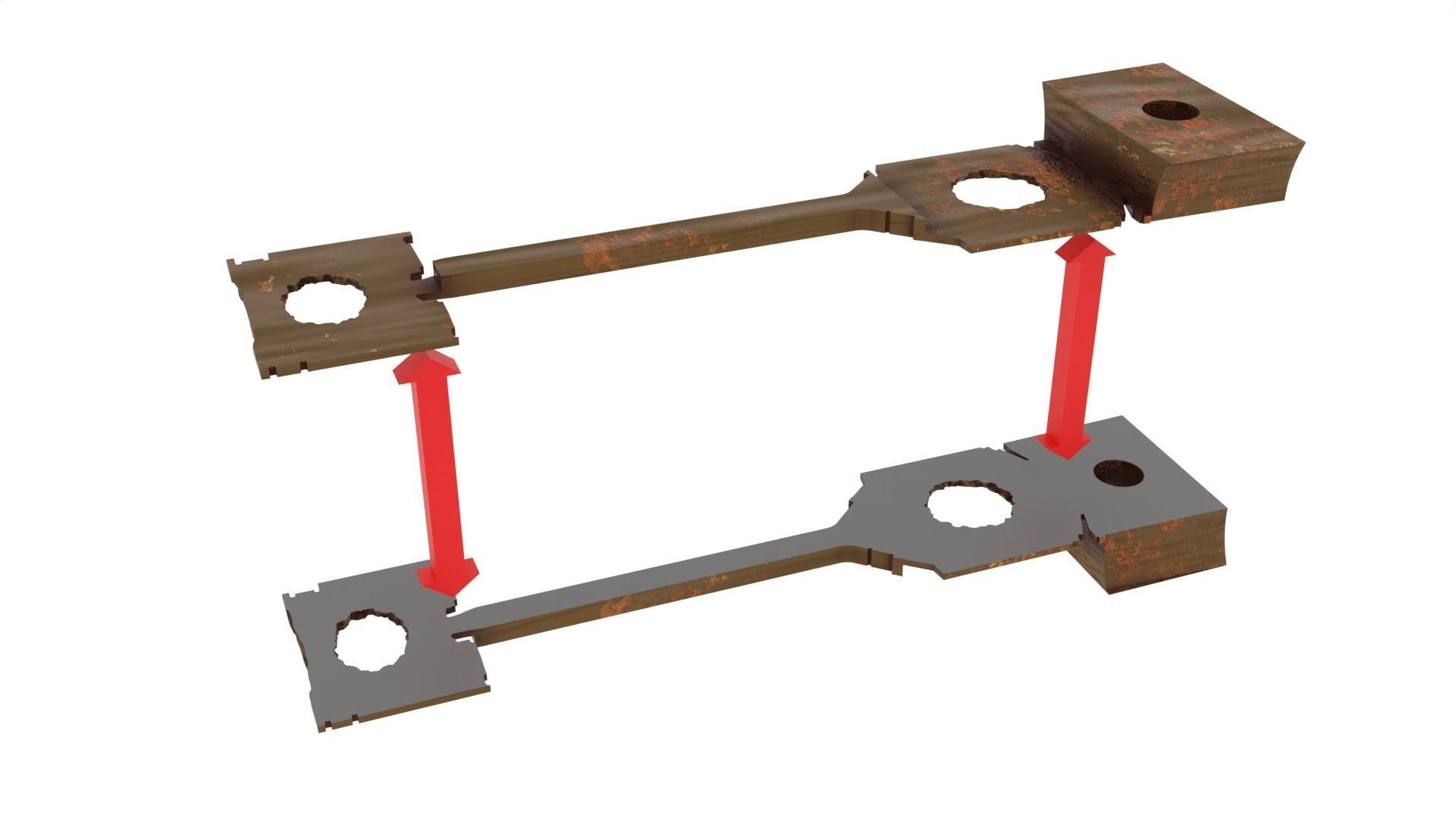 JB-75 Starclipper Wreck 1-18 scale Kenner Hasbro 3D print model_22