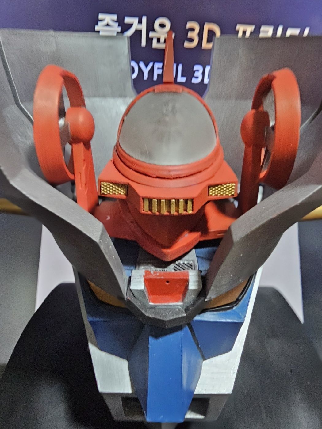 mazinger z bust 3D print model_30
