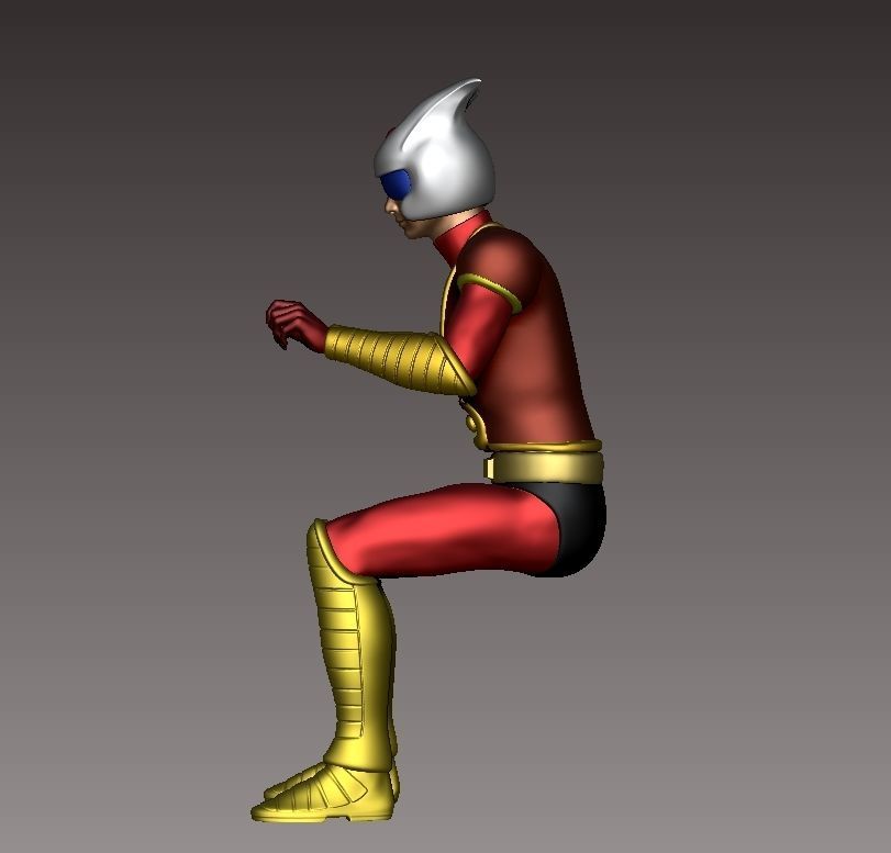 mazinger z bust 3D print model_11