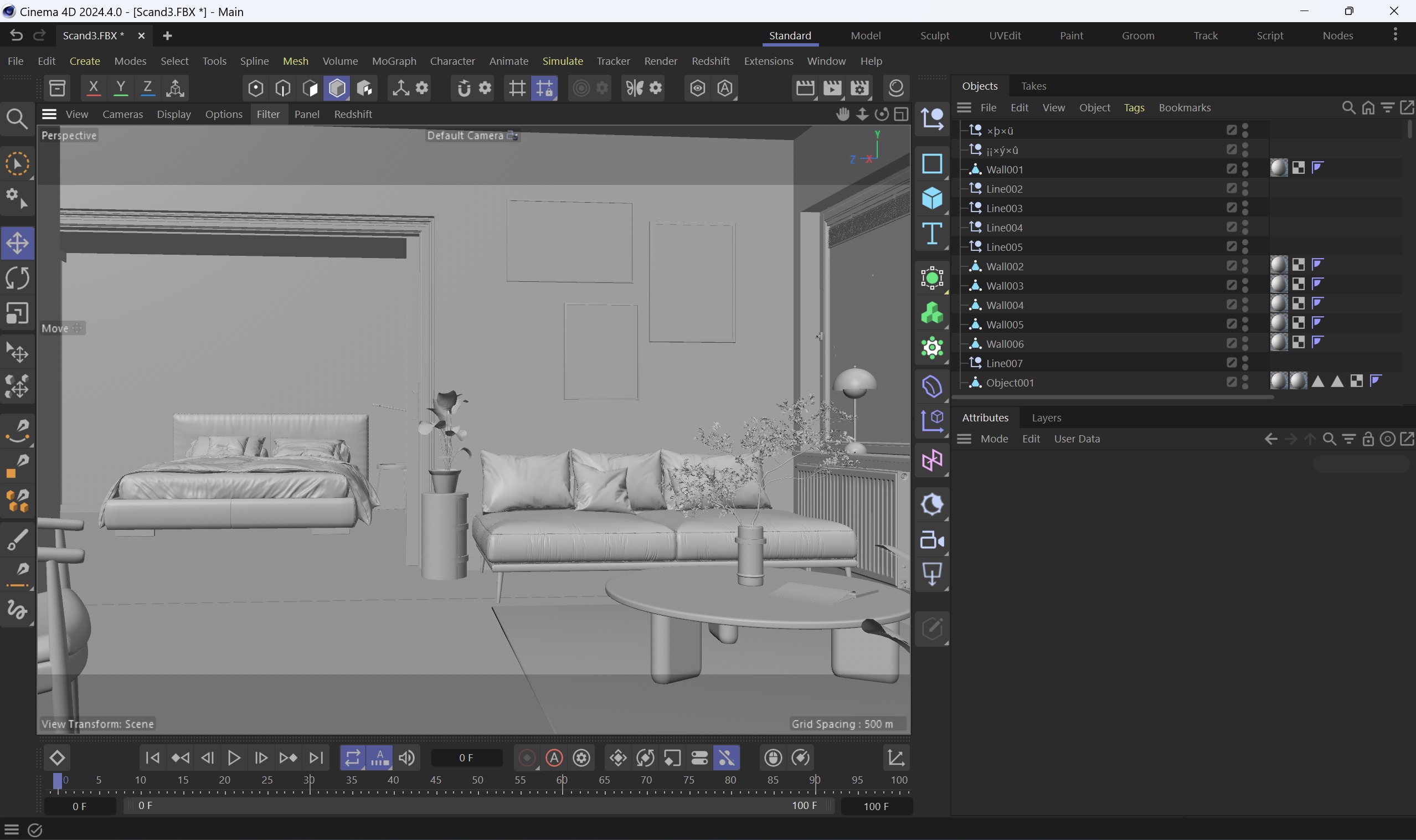 HQ Apartment 3D model_9