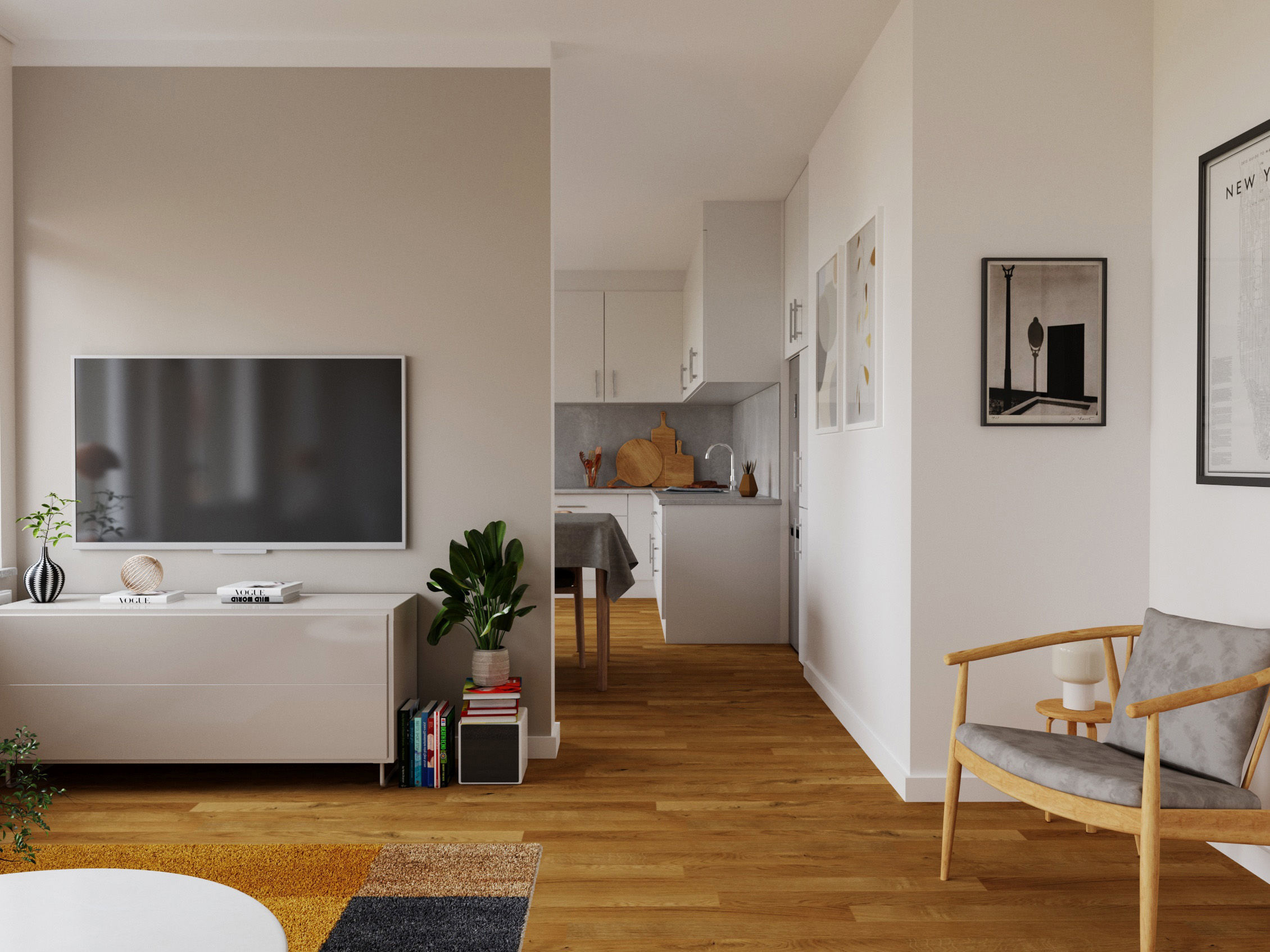HQ Apartment 3D model_3
