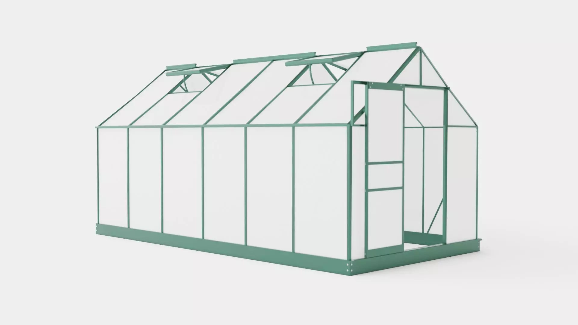 Greenhouse Venus 7500 Poly Green Low-poly 3D model_0