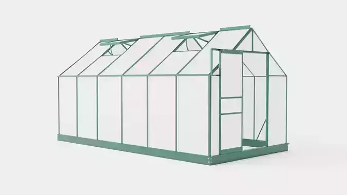 Greenhouse Venus 7500 Poly Green Low-poly 3D model