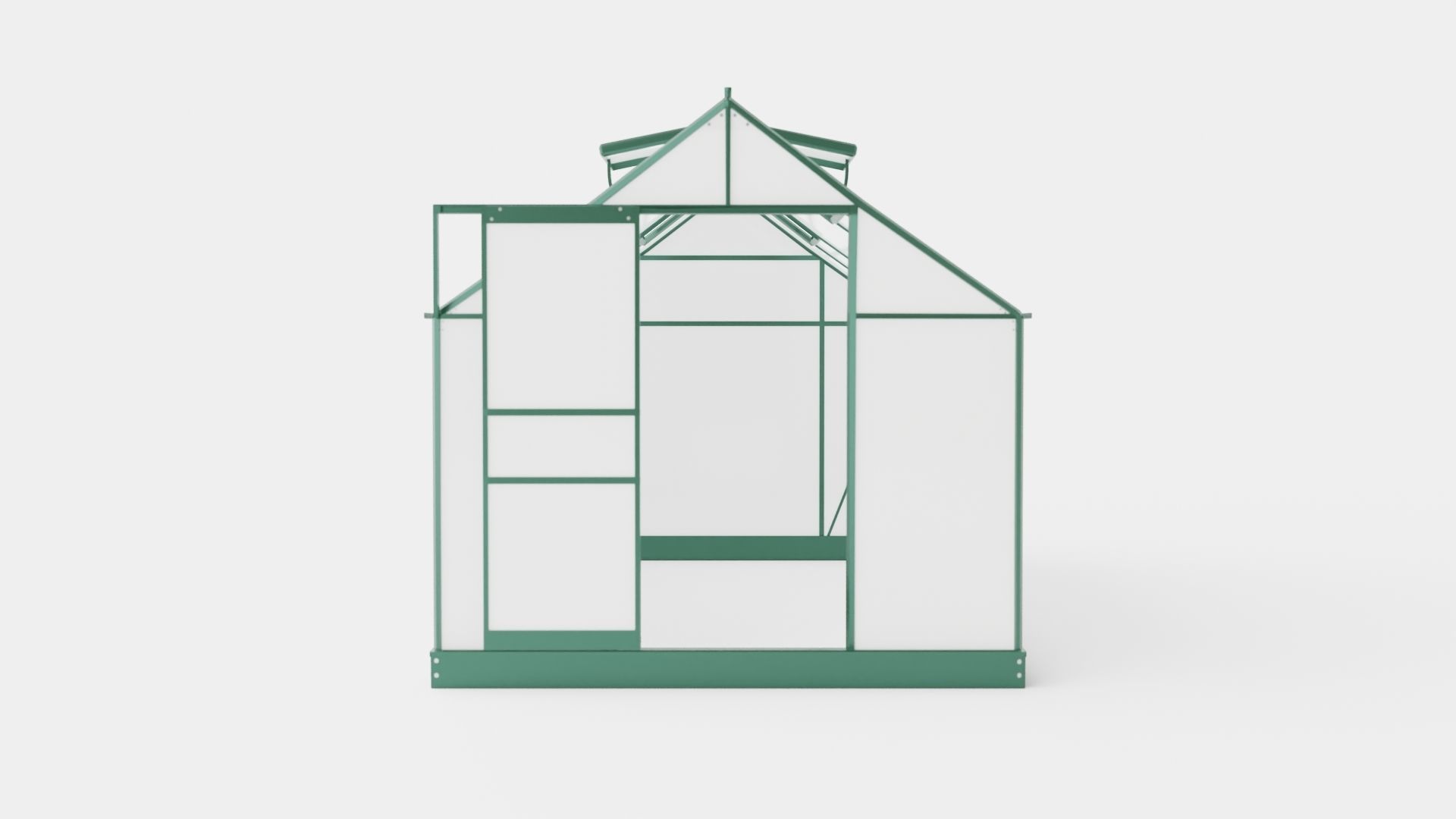 Greenhouse Venus 7500 Poly Green Low-poly 3D model_1
