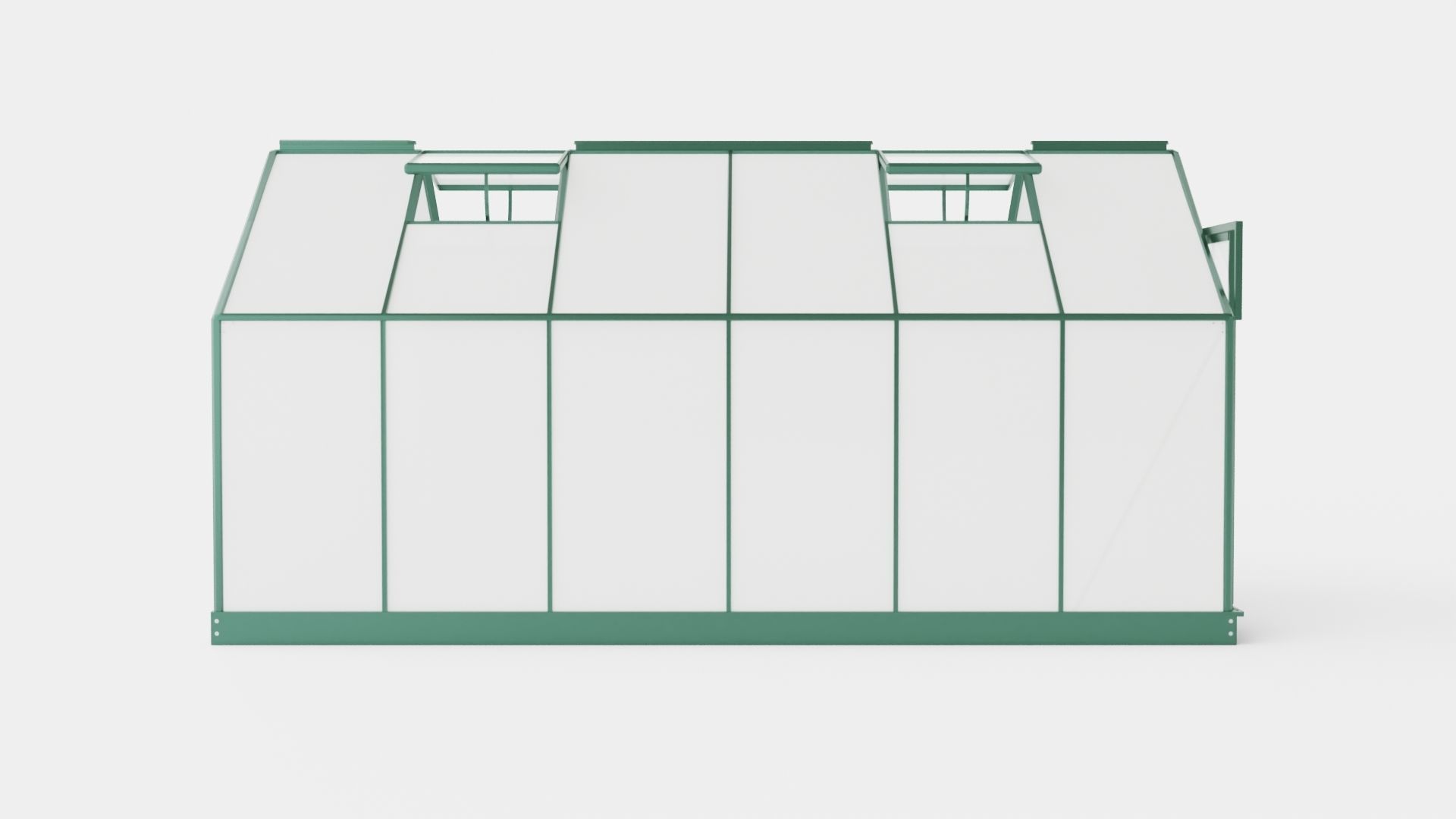 Greenhouse Venus 7500 Poly Green Low-poly 3D model_2