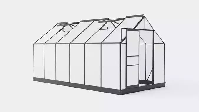 Greenhouse Venus 7500 Poly Black Low-poly 3D model