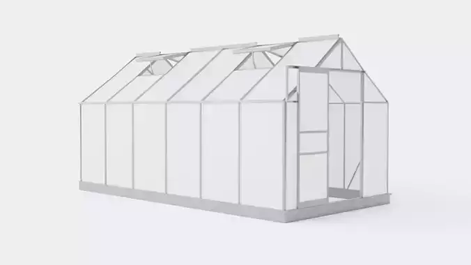 Greenhouse Venus 7500 Poly Grey Low-poly 3D model