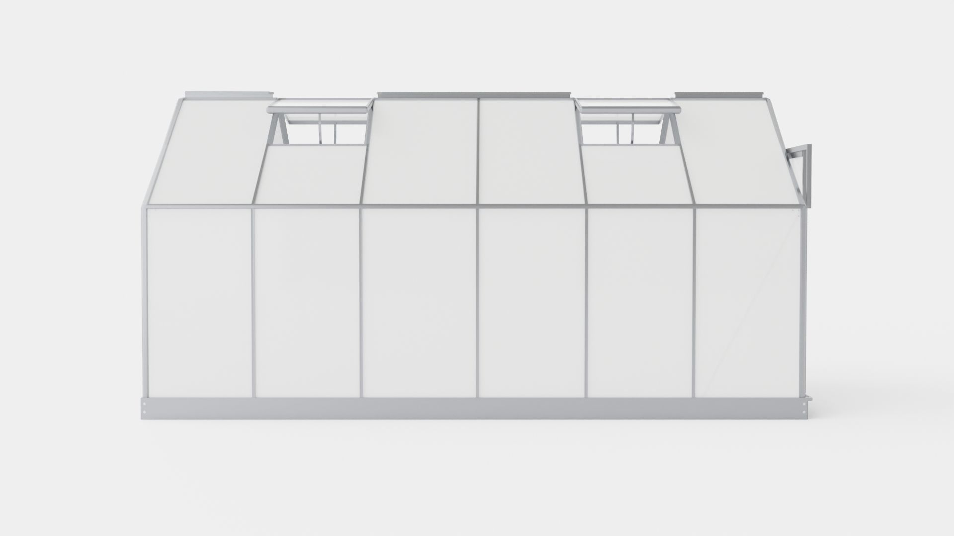 Greenhouse Venus 7500 Poly Grey Low-poly 3D model_2