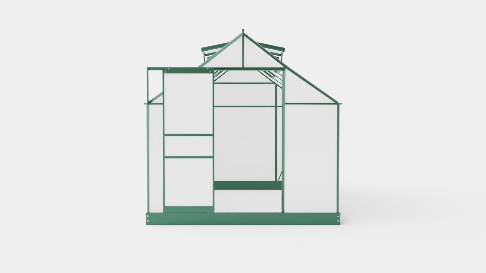 Greenhouse Venus 6200 Poly Green Low-poly 3D model_1