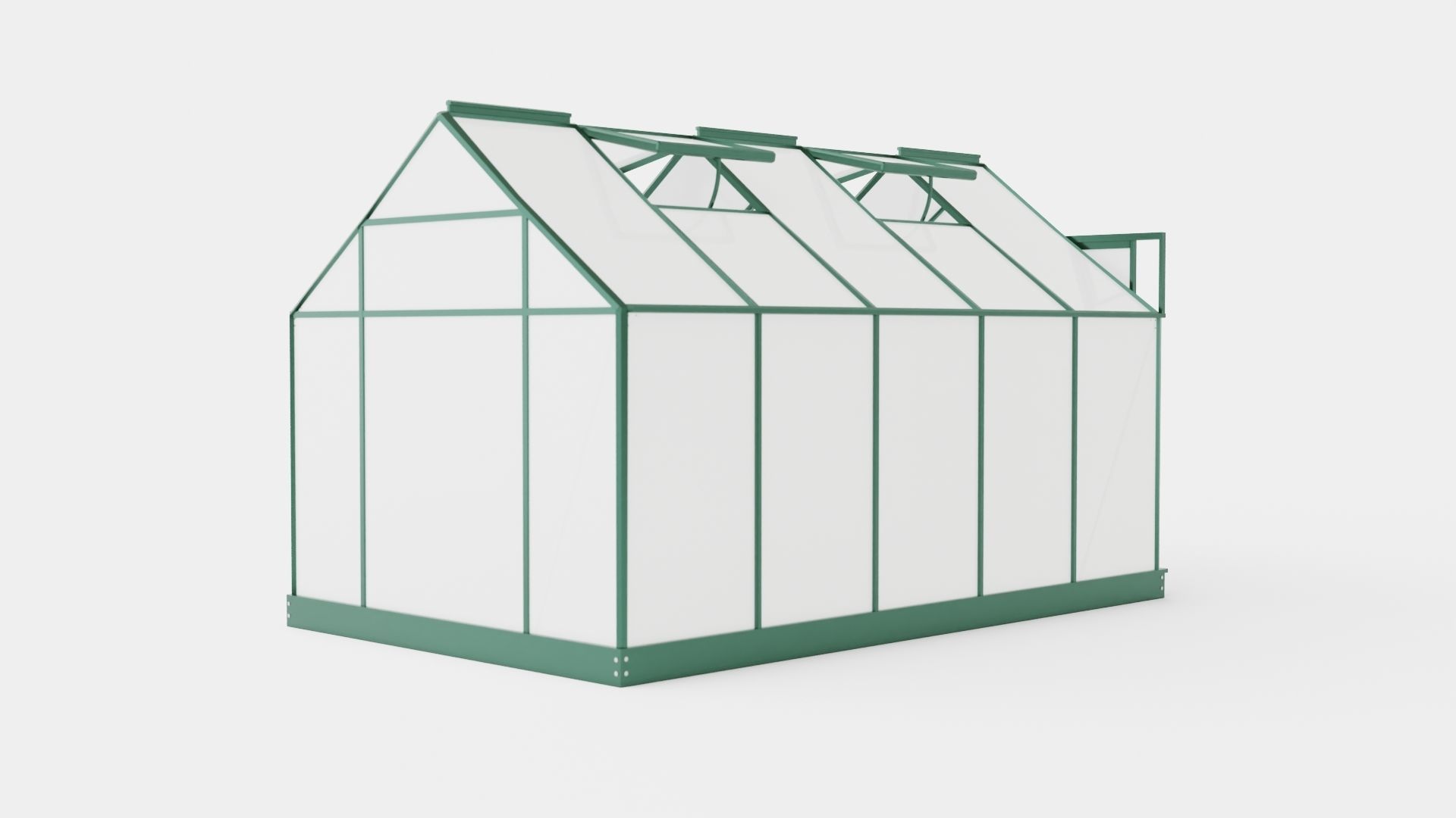 Greenhouse Venus 6200 Poly Green Low-poly 3D model_3