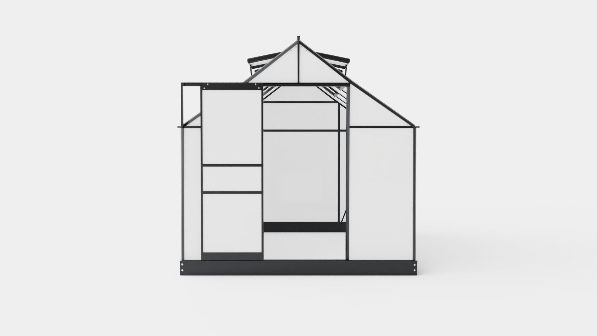 Greenhouse Venus 6200 Poly Black Low-poly 3D model_1
