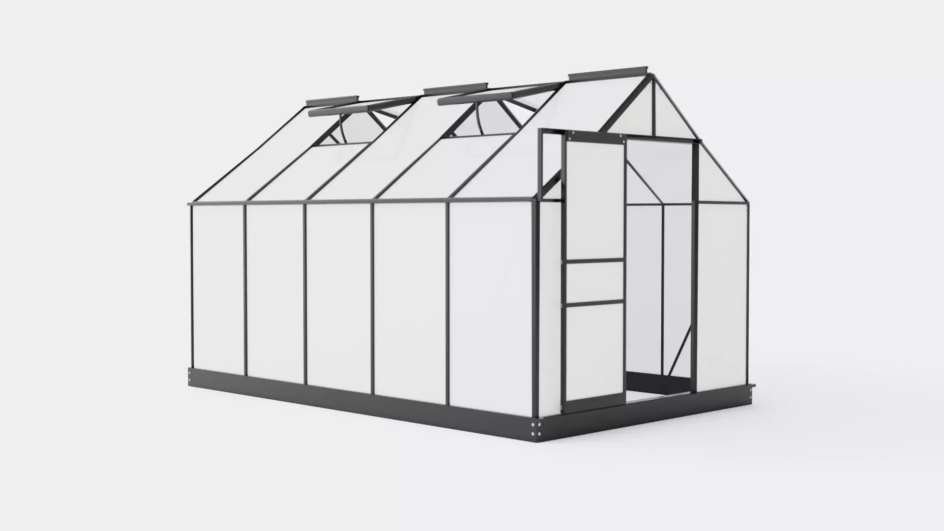 Greenhouse Venus 6200 Poly Black Low-poly 3D model_0