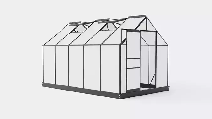 Greenhouse Venus 6200 Poly Black Low-poly 3D model