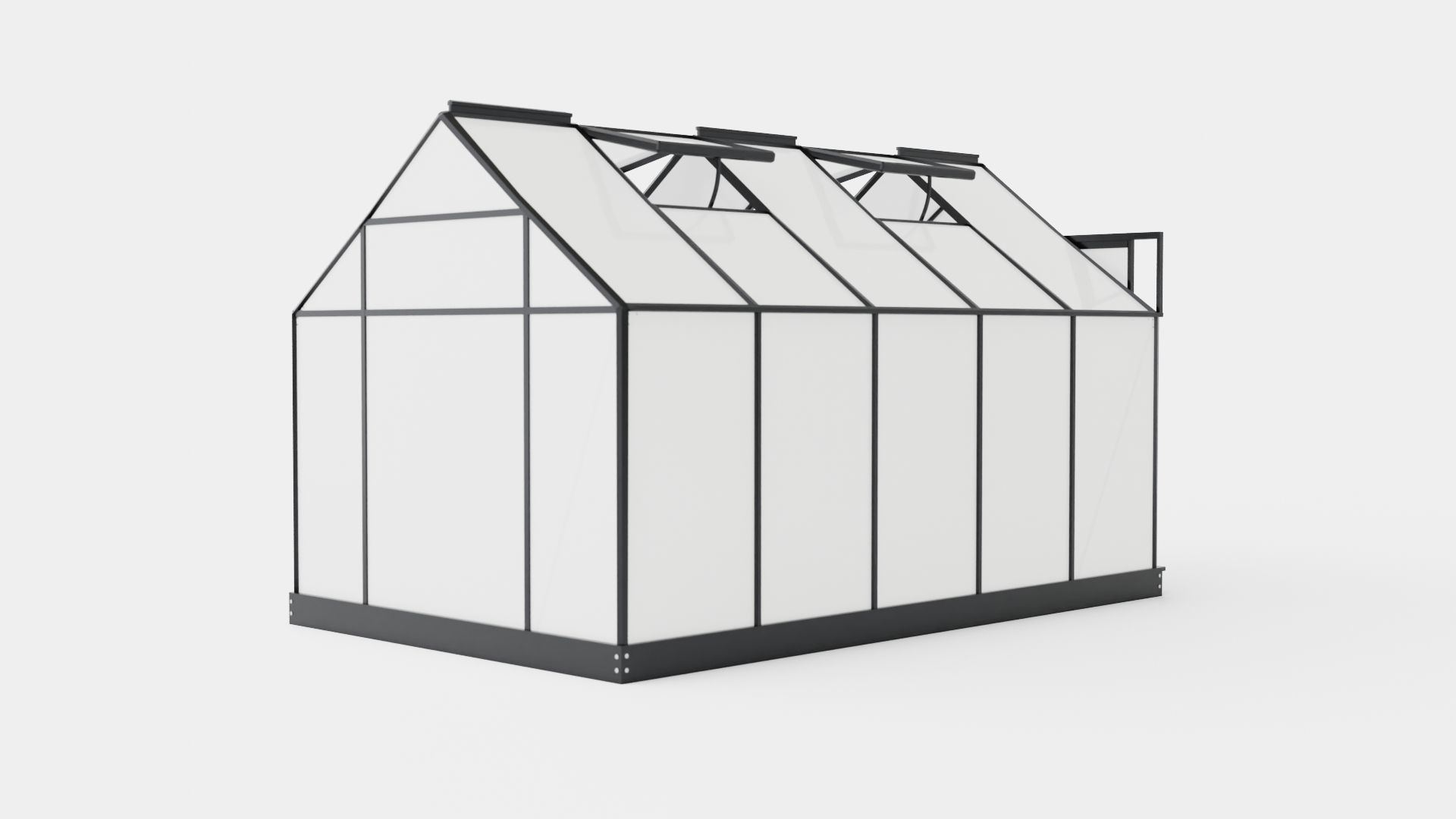 Greenhouse Venus 6200 Poly Black Low-poly 3D model_3