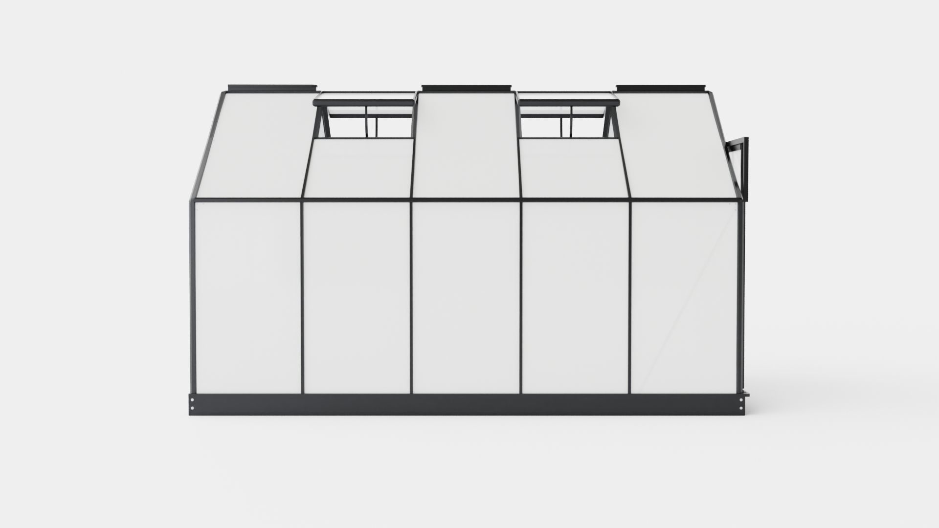 Greenhouse Venus 6200 Poly Black Low-poly 3D model_2