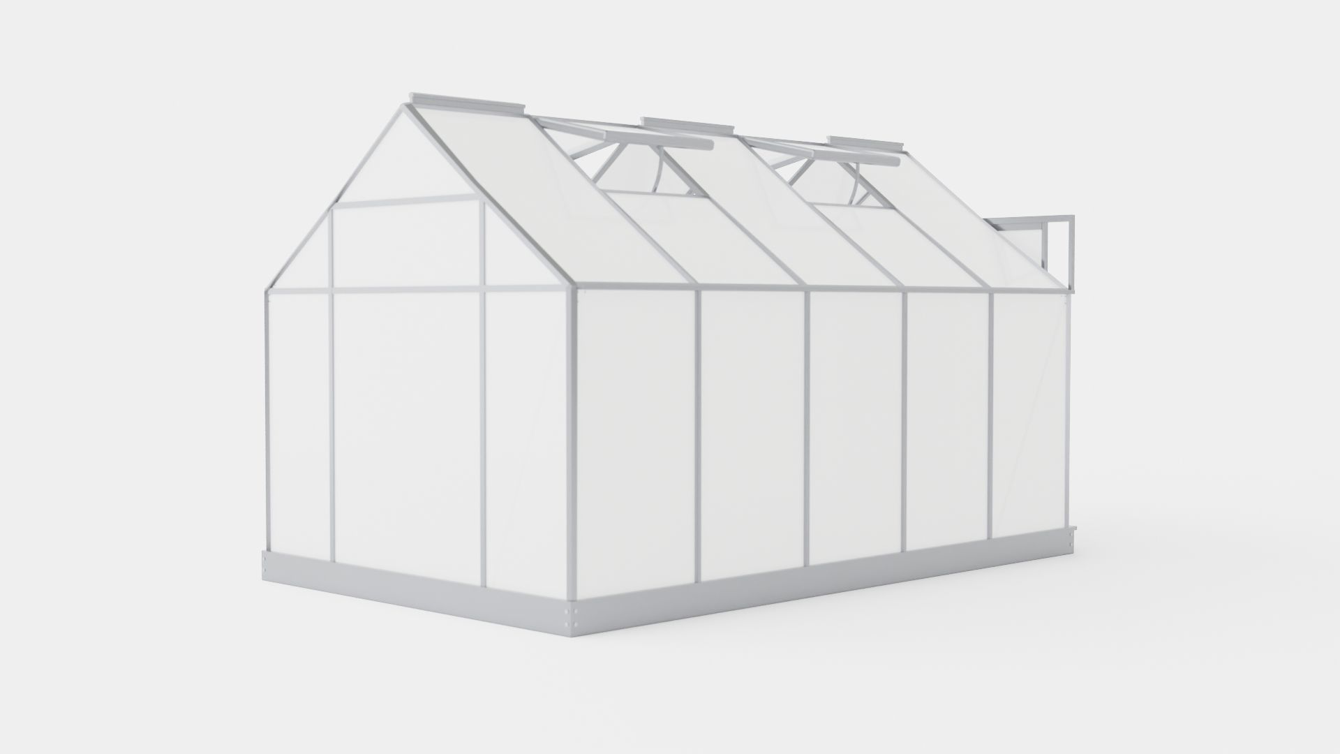 Greenhouse Venus 6200 Poly Alu Low-poly 3D model_3
