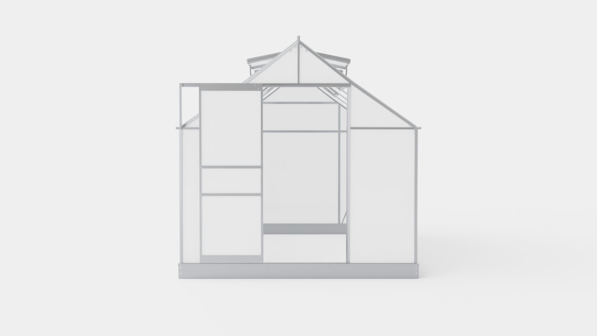 Greenhouse Venus 6200 Poly Alu Low-poly 3D model_1