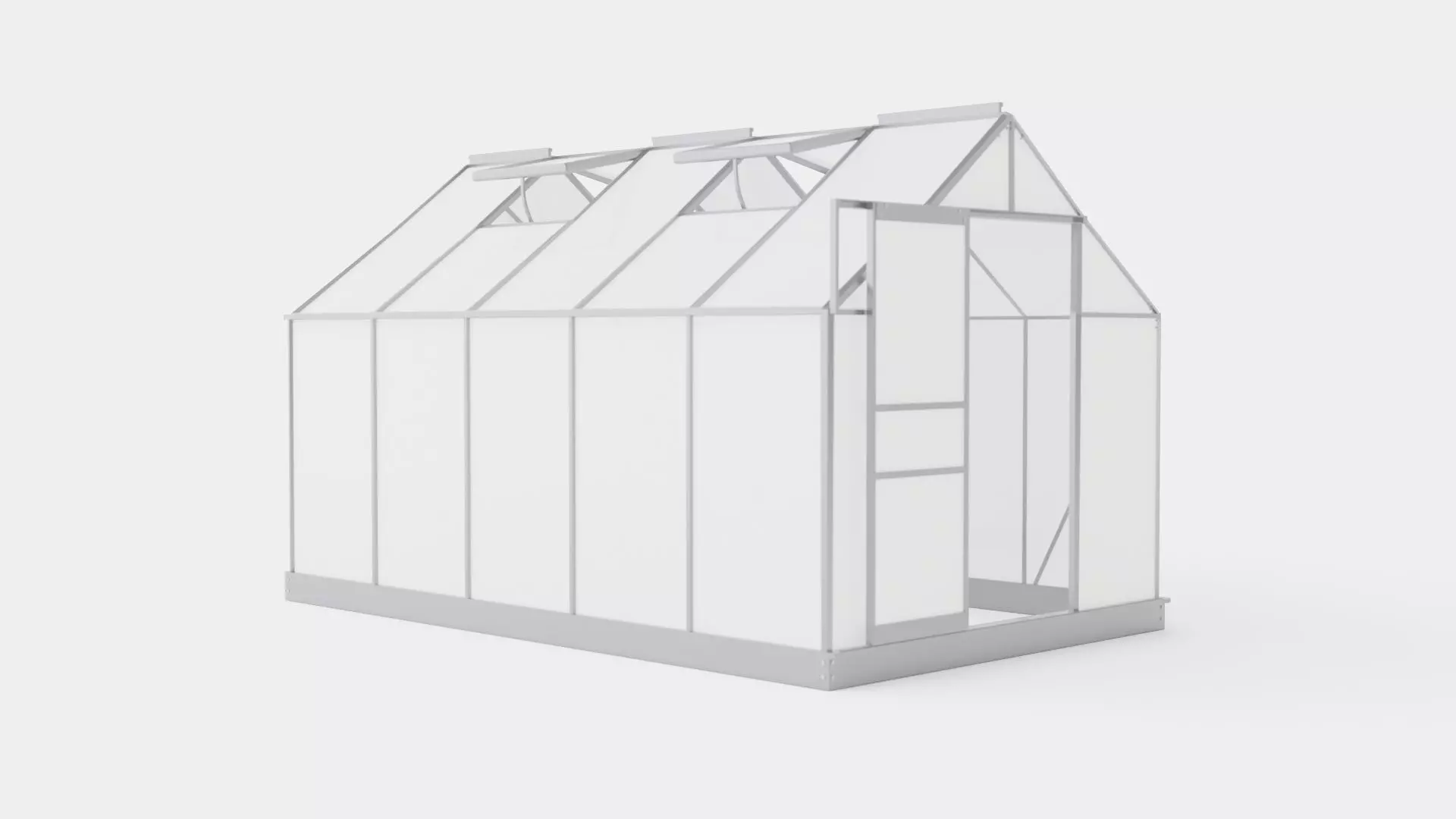 Greenhouse Venus 6200 Poly Alu Low-poly 3D model_0