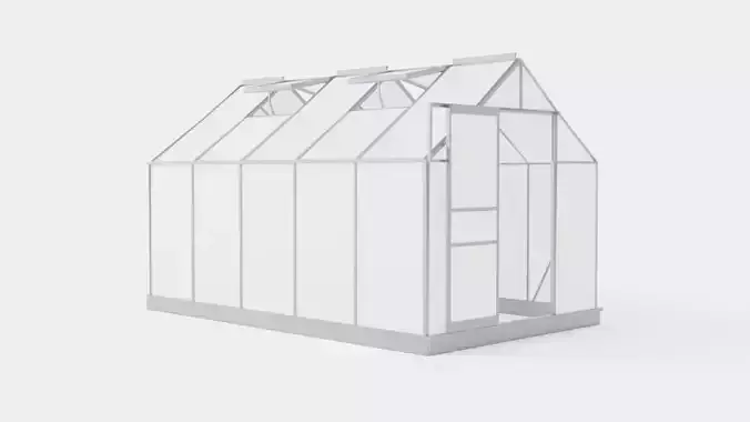 Greenhouse Venus 6200 Poly Alu Low-poly 3D model
