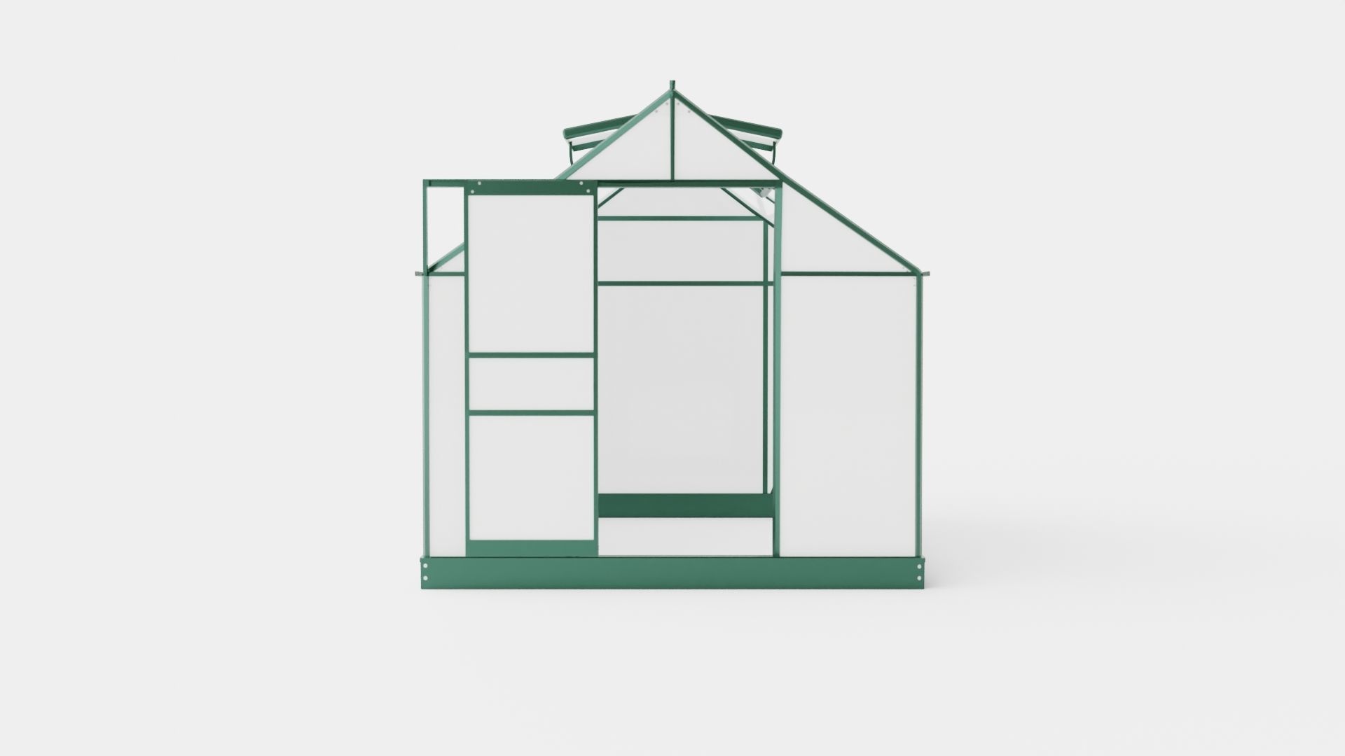 Greenhouse Venus 5000 Poly Green Low-poly 3D model_1