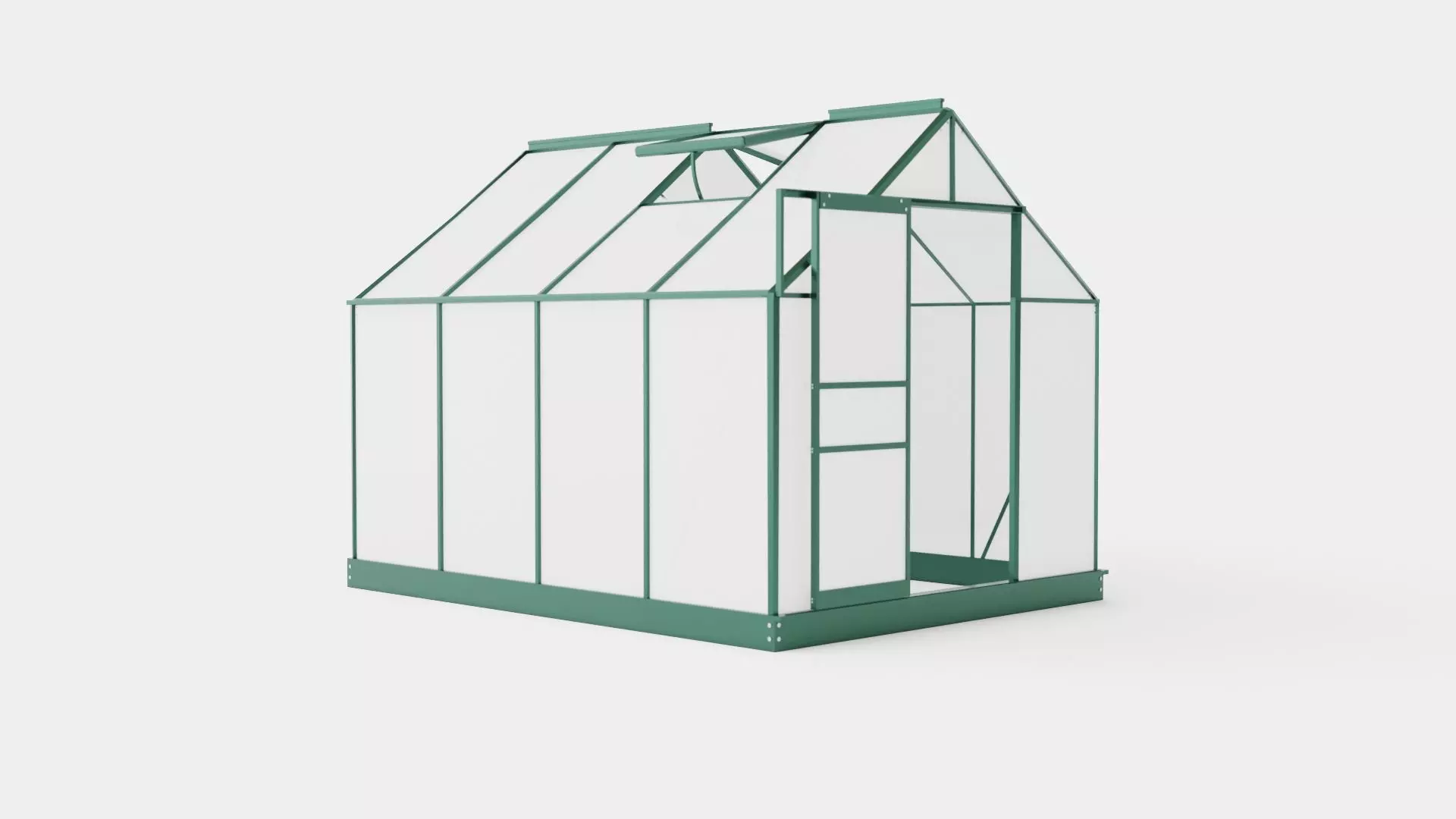 Greenhouse Venus 5000 Poly Green Low-poly 3D model_0