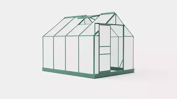 Greenhouse Venus 5000 Poly Green Low-poly 3D model Greenhouse Venus 5000 Poly Green Low-poly 3D model