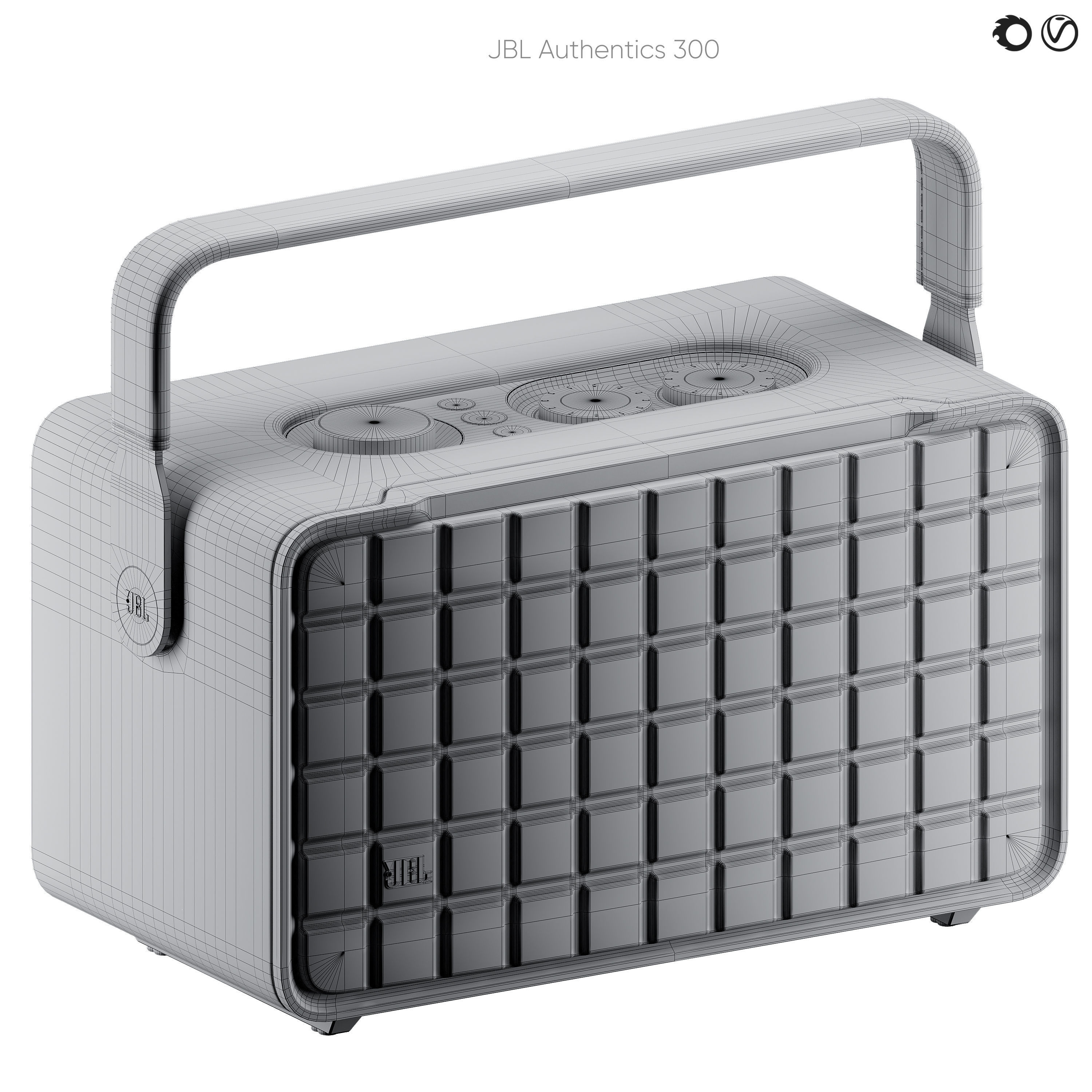 JBL Authentication 300 Portable Speaker 3D model_6